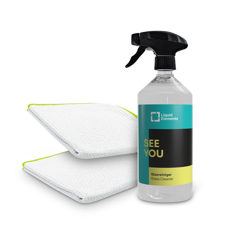 Windshield cleaning set