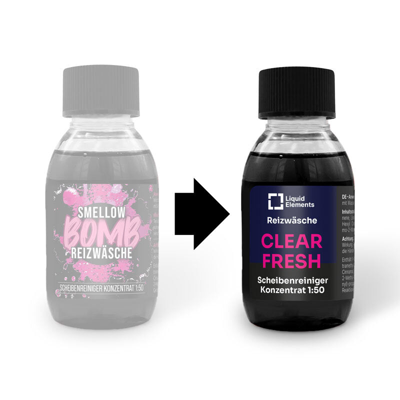 Wischwasserkonzentrat "SMELLOW BOMB / CLEAR FRESH"