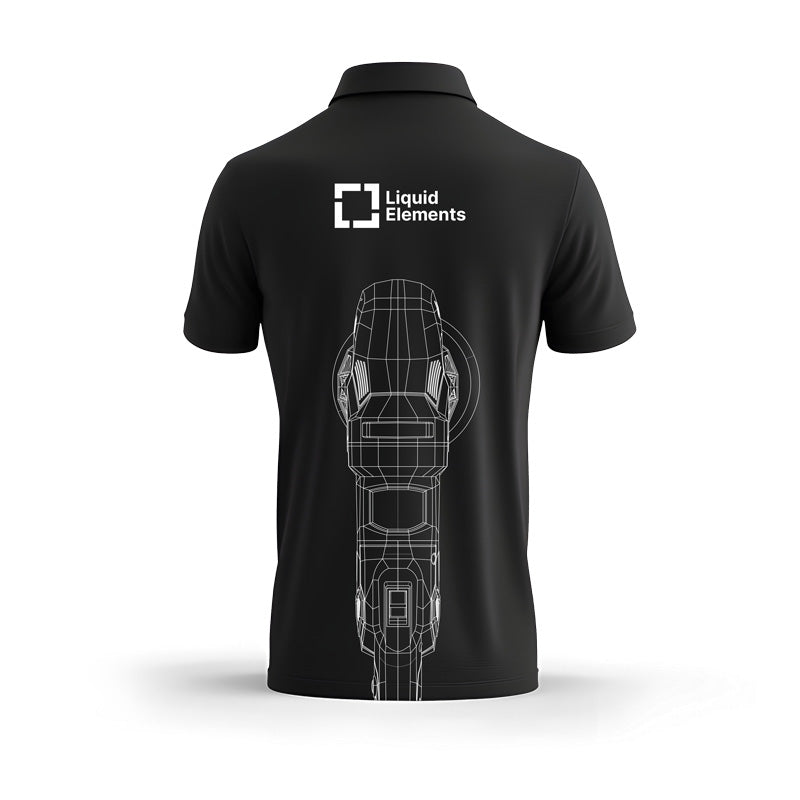 Polo-Shirt "LIQUID ELEMENTS"