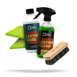 Leather seat cleaning set