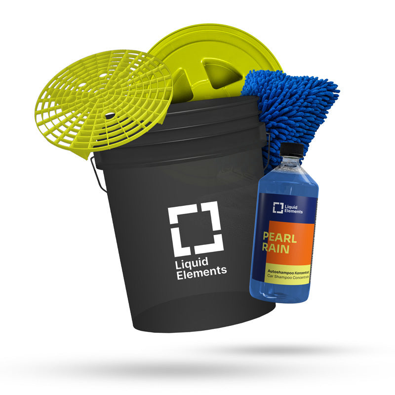 Car wash set with washing bucket