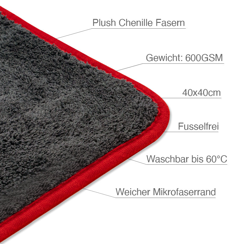Allzweck-Mikrofasertuch "WAXER" - 600GSM, 40 x 40 cm