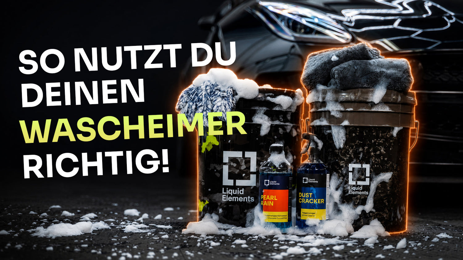 Die richtige Wäsche mit dem Wascheimer
