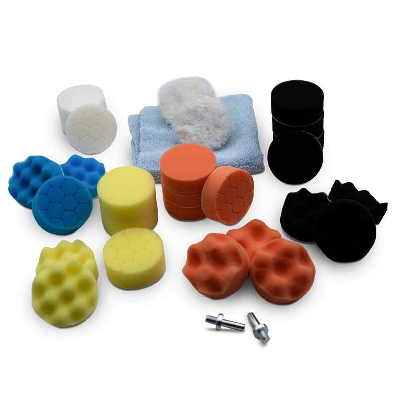 AREA52 Polierpad Allround Set 75mm mit Tuch