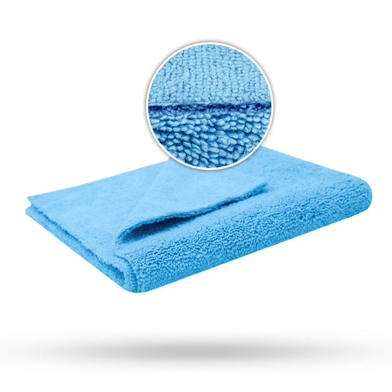 Microfiber all-purpose cloth "Blue Breeze 2.0" - 350GSM, 40x40cm
