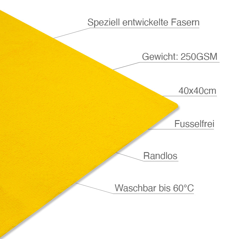Microfiber cloth "Eraser" - 250GSM, 40x40cm