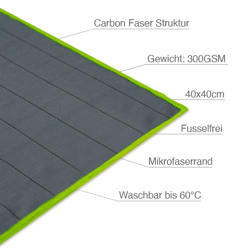 Glass cleaning cloth “Carbon”