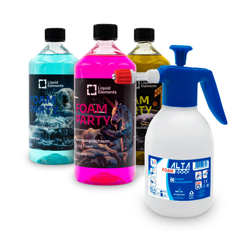 "FOAM PARTY + ALTA FOAMER" - 3er Set